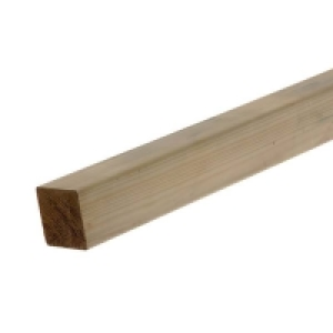 Homebase  Metsa Sawn Planed Stick Softwood Timber R4C 2.4m (50mm x 50m