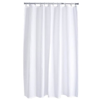 Homebase  XL White Shower Curtain