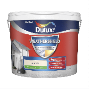 Homebase  Dulux Weathershield All Weather Smooth Masonry Paint - Magno