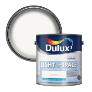 Dulux Light & Space Absolute White - Matt Emulsion Paint - 2 £27.00