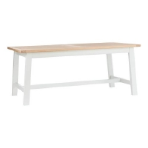 Country Living Kempton 6 Seat Dining Table - Oak & Stone