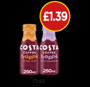 Costa Coffee Frappé Caramel, Frappé Chocolate