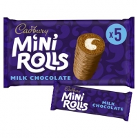 Tesco  Cadbury Chocolate Mini Rolls 5 Pack