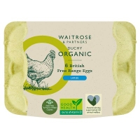 Waitrose  Duchy Organic British Free Range Eggs Large