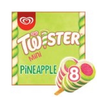 Morrisons  Twister Mini Pineapple, Lemon-Lime and Strawberry Ice Cream 