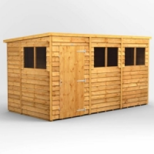 12X6 Power Overlap Pent Shed £782.99