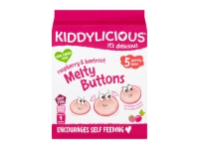 Kiddylicious Raspberry < Beetroot Melty Buttons