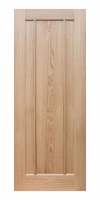 Wickes  Wickes York Oak Veneer 3 Panel Pre-Finished Internal Door - 