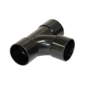 FloPlast WS22B Solvent Weld Waste 92.5 Deg Tee - Black 32mm