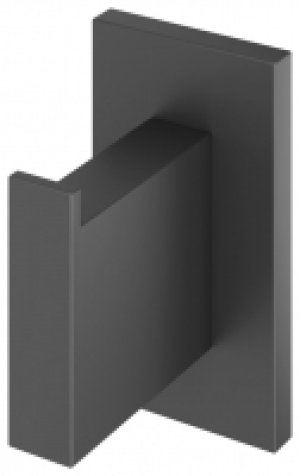 Wickes Square Robe Hook - Matt Anthracite