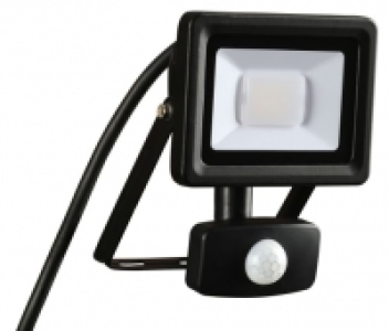 Wickes  Aluminium IP44 PIR Sensor Black Finish Flood Light - 10W