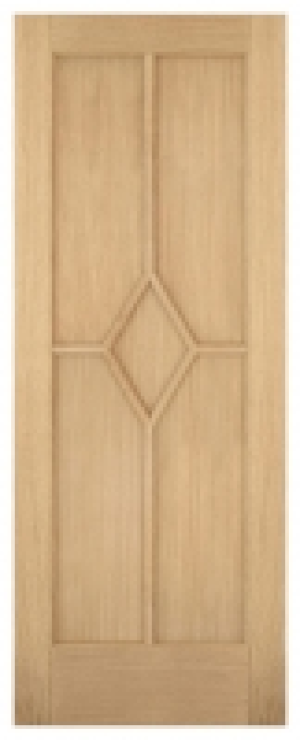 LPD Internal Reims 5 Panel Pre-finished Oak FD30 Fire Door -