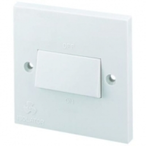 Wickes 10 Amp Fan Isolator Light Switch