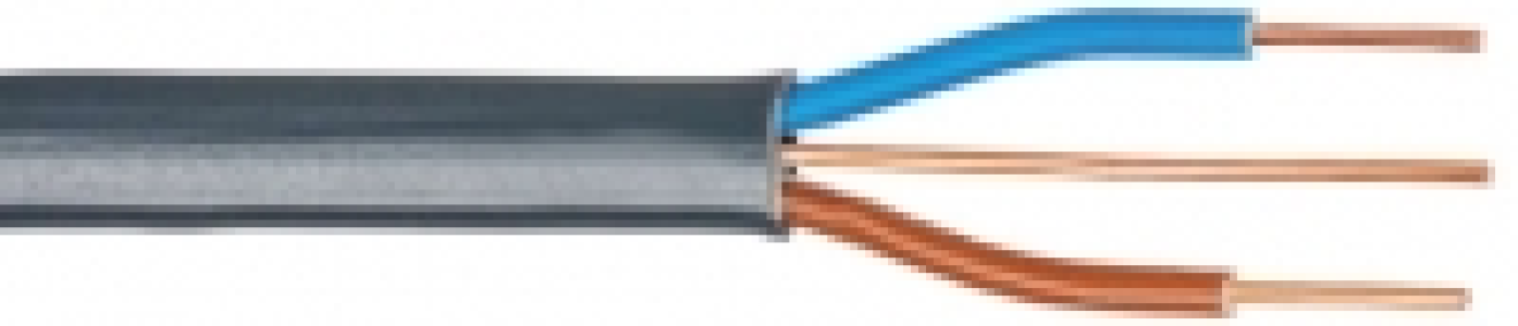 Time Twin & Earth Cable - Grey 1.0mm2 x 25m