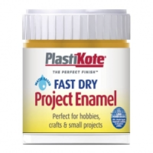 Wickes  Plastikote Fast Dry Brush On Enamel - Brass 59ml