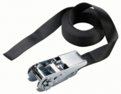 Wickes  Master Lock Single Ratchet Strap Tie Down Endless 5m - Black
