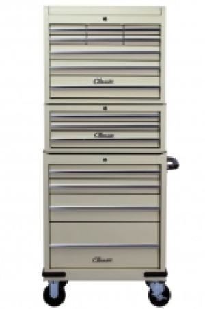 Wickes  Hilka Classic 16 Drawer Mobile Combination Unit - Cream