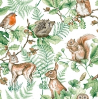 Wickes  Superfresco Easy Woodland Animals Natural Wallpaper - 10m