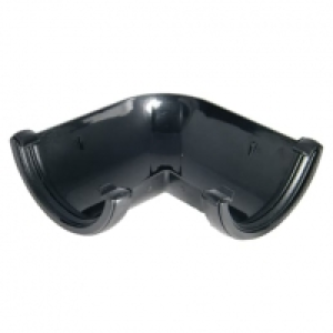 FloPlast 112mm Cast Iron Style Round Line Gutter Angle 90° -