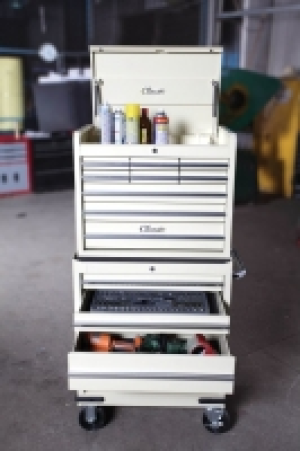 Wickes  Hilka Classic 13 Drawer Mobile Combination Unit - Cream