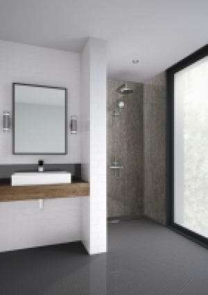 Mermaid Bronze Patina Laminate 2 Sided Shower Panel Kit - 17 £648.00