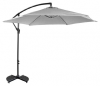 Charles Bentley 3m Hanging Cantilever Garden Parasol - Light