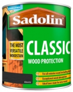 Sadolin Classic Woodstain - Ebony - 1L