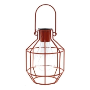 House Beautiful Firefly Solar Powered Caged Lantern £3.50