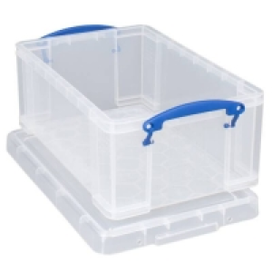 Really Useful Storage Box - Clear - 9L &pound;7.00