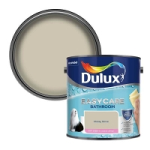 Homebase  Dulux Easycare Bathroom Mossy Stone Soft Sheen Paint - 2.5L