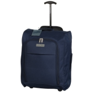 BMStores  Excel Foldable Cabin Trolley Bag - Navy