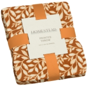 Homestead Leaf Throw - Brown