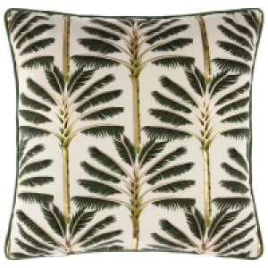 Botanical Garden Foil Printed Cushion 43 x 43cm - Cream & Go