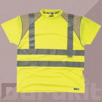 InExcess  Durakit Safety Workwear - Hi Vis T-Shirt Short Sleeve - Clas