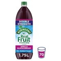 Morrisons  Robinsons Double Strength Apple & Blackcurrant No Added Suga