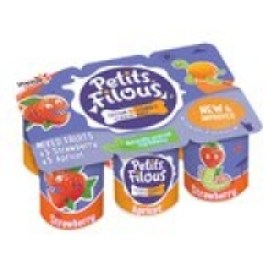 Morrisons  Petits Filous Fromage Frais Strawberry & Apricot 