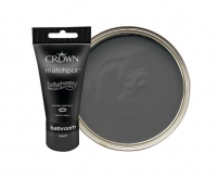 Wickes  Crown Easyclean Midsheen Emulsion Bathroom Paint - Rebel Tes