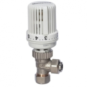 Honeywell VT15 15mm Angled Thermostatic Radiator Valve - Whi