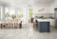 Wickes  Wickes Maine Grey Wood Effect Porcelain Wall & Floor Tile - 