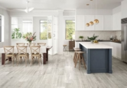 Wickes Maine Grey Wood Effect Porcelain Wall & Floor Tile -