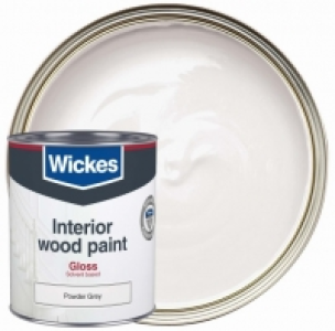 Wickes  Wickes Non Drip Gloss Powder Grey 750ml