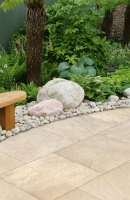 Wickes  Marshalls Symphony Smooth Buff Porcelain Paving Patio Pack -