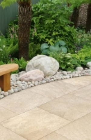 Marshalls Symphony Smooth Buff Porcelain Paving Patio Pack -