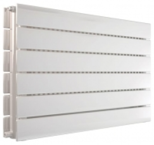 Henrad Verona Double Panel Designer Radiator - White 592 x 1