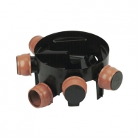 Wickes  FloPlast 450mm Chamber Base with 5 Flexible Inlets - Black