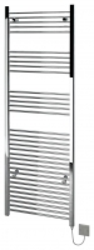 Kudox Flat Electric Towel Radiator - Chrome 600 x 1800 mm