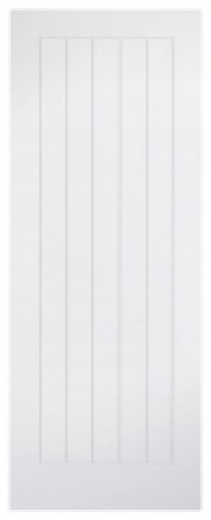 Wickes Geneva Cottage White Primed FD30 Solid Core Fire Door