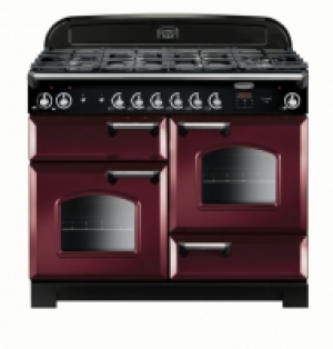 Wickes  Rangemaster Classic 110cm Dual Fuel Range Cooker - Cranberry