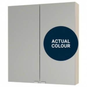 Wickes  Duarti By Calypso Cascade 600mm Slimline Mirrored 2 Door Wal