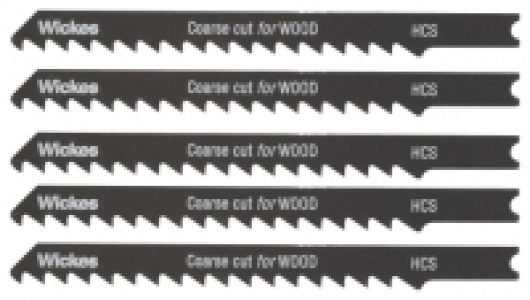 Wickes Universal Shank Coarse Cut Jigsaw Blade For Wood - Pa